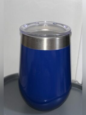 Wine Tumbler 12oz with Sip Lid Double Wall Stainless Steel Insulated wine glass